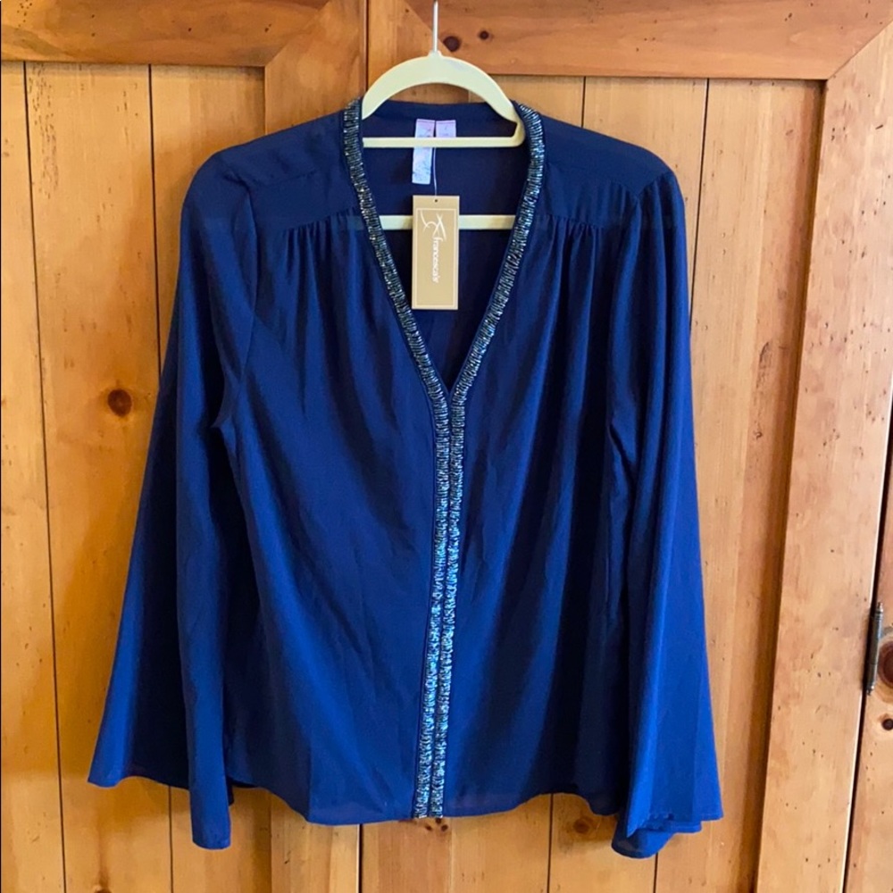 Francesca’s Bran New Holiday Blouse !